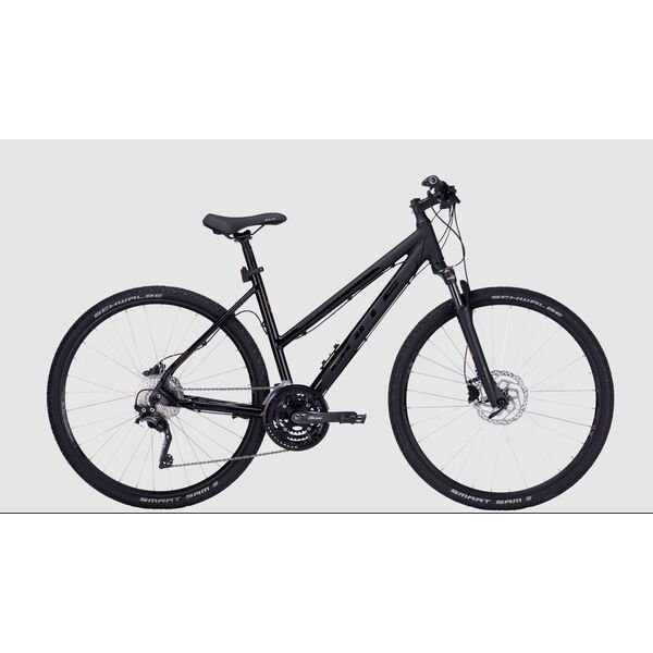 Dviratis 28 Bulls Cross Mover trapez 30g. juodas 