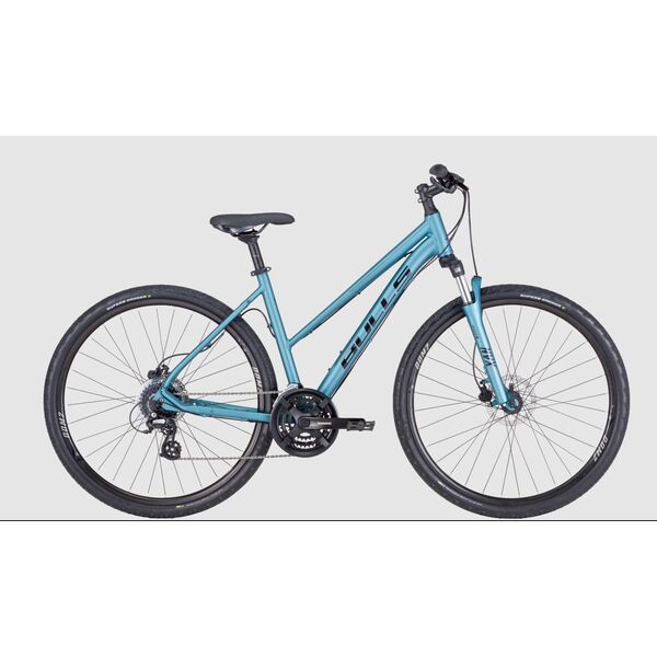 Dviratis 28" Bulls Crossbike 1 trapez 24g šv mėlynas matinis 