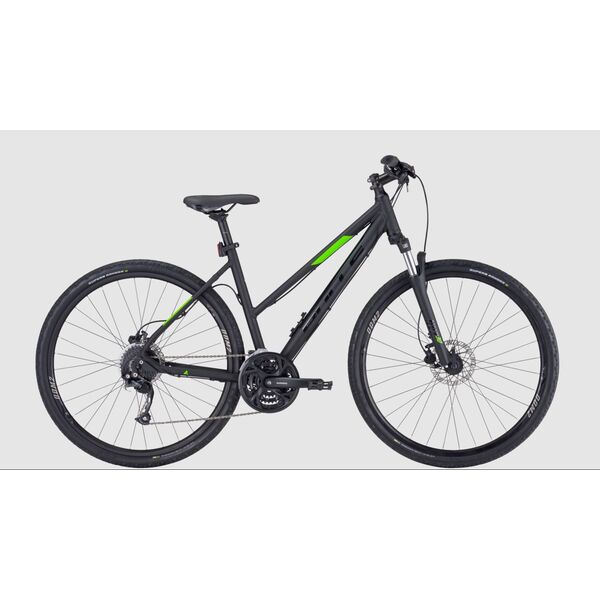 Dviratis 28 Bulls Crossbike 2 trapez 27g juodas 