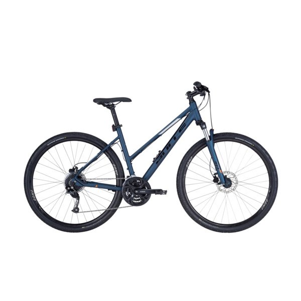 Dviratis 28 Bulls Crossbike 2 trapez 27g mėlynas 