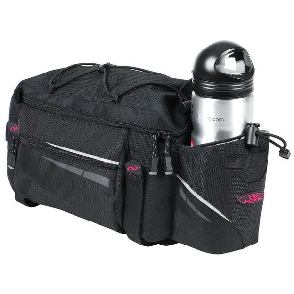 Krepšys ant bagažinės Norco Ohio su gertuvės laikikliu juodas  380 x 240 x 170 mm