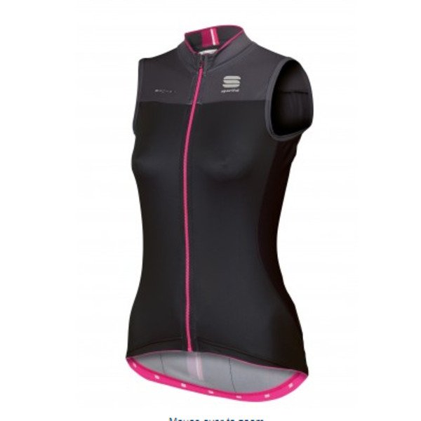 Marškinėliai mot.be rankovių Sportful Bodyfyt juodi 