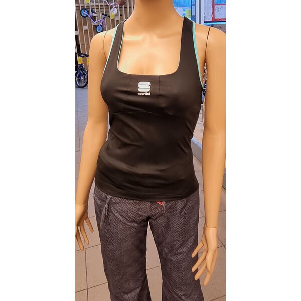 Marškinėliai mot.be rankovių Sportful Sun & Sea Racerback juodi 