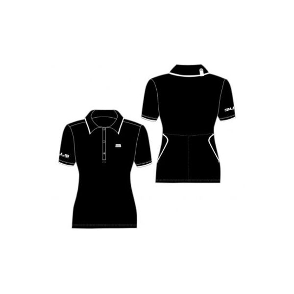 Marškinėliai mot.trumpom rankovėm Bulls POLO juodi 