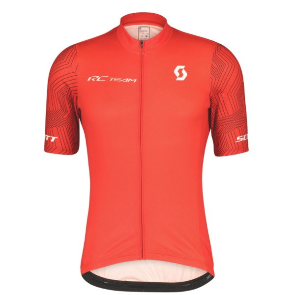 Marškinėliai vyr. trumpom rankovėm Scott RC Team 10 raudoni 