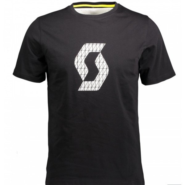 Marškinėliai vyr.trumpom rankovėm Scott Icon FT s/sl juodi 