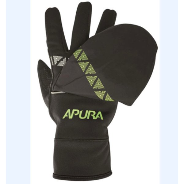 Pirštinės Apura Convertibel unisex juodos 