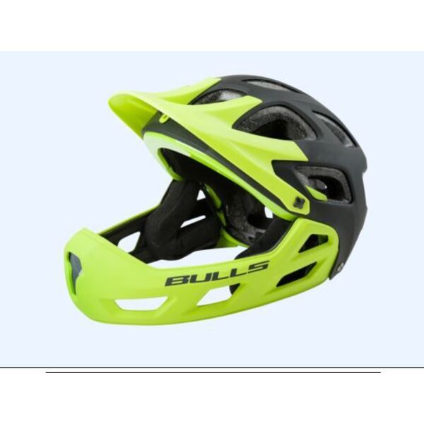 Šalmas BULLS Whistler CG EDR4-C C3 juoda/žalia 