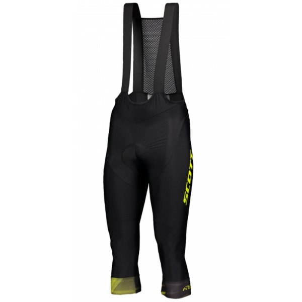 Šortai 3/4 su petnešom Scott RC Pro +++ vyr. juoda/geltona 