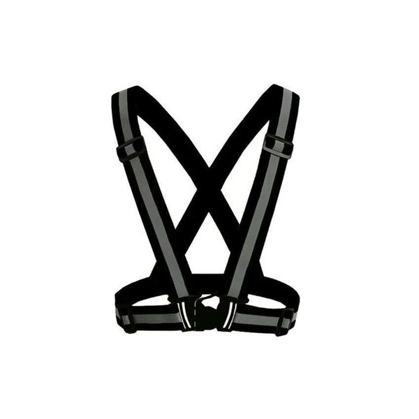 Šviesą atspindinti liemenė - diržas juodas