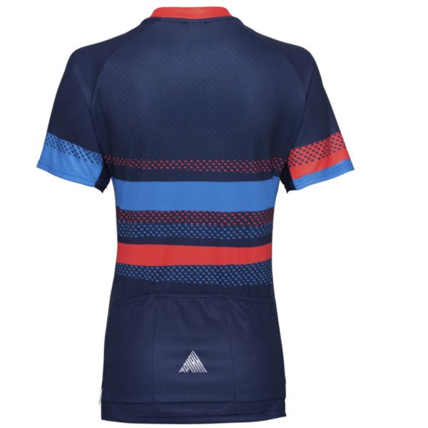 Marškinėliai mot.trumpom rankovėm Apura Carey mėlyna/raudona 