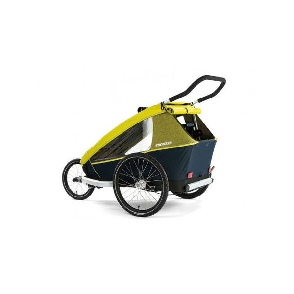 Priekaba vaikams Croozer Kid for 2 juoda/geltona