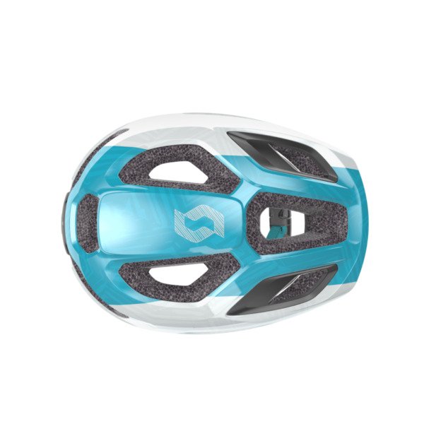 Šalmas Scott Spunto Junior pearl whiteblue