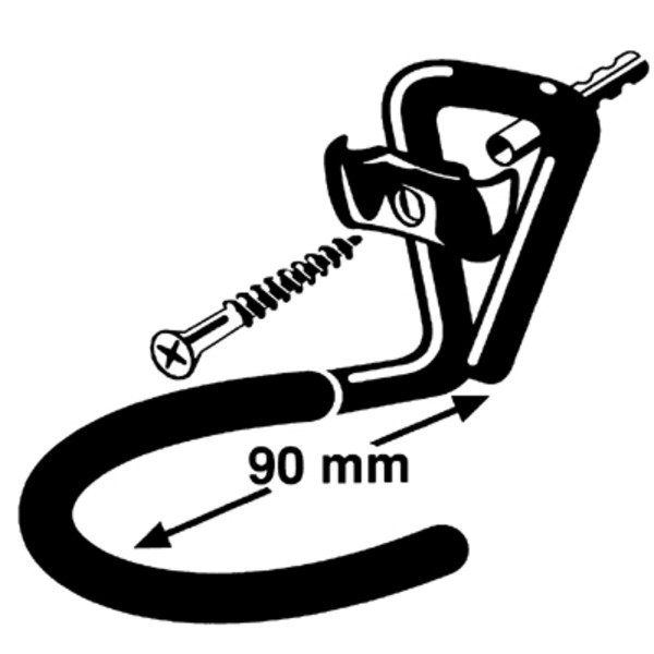 Sieninis dvirčių laikiklis Fischerwerke