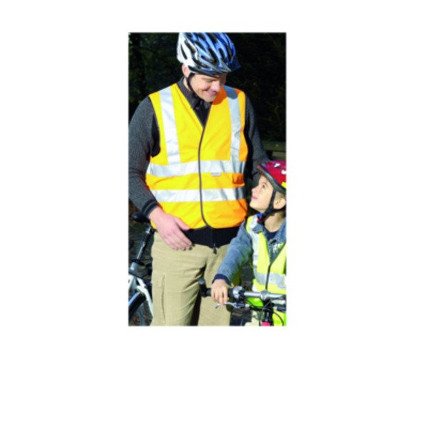 Šviesą atspindinti liemenė geltona